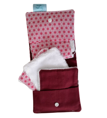 lingettes en tissu cousette et chiffonnette