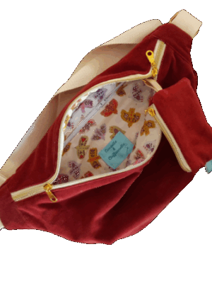 Banane XXL rouge cousette et chiffonnette