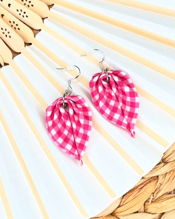 boucle d'oreille tissu