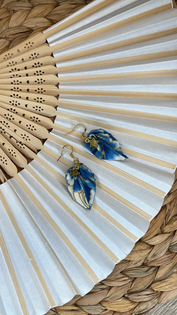 boucle d'oreille tissu
