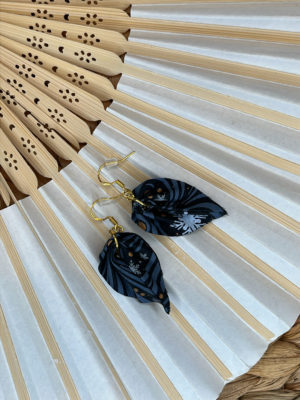boucle d'oreille tissu