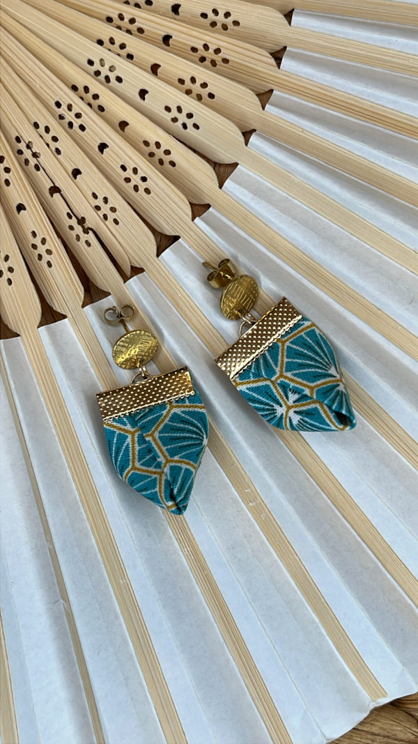 boucle d'oreille tissu